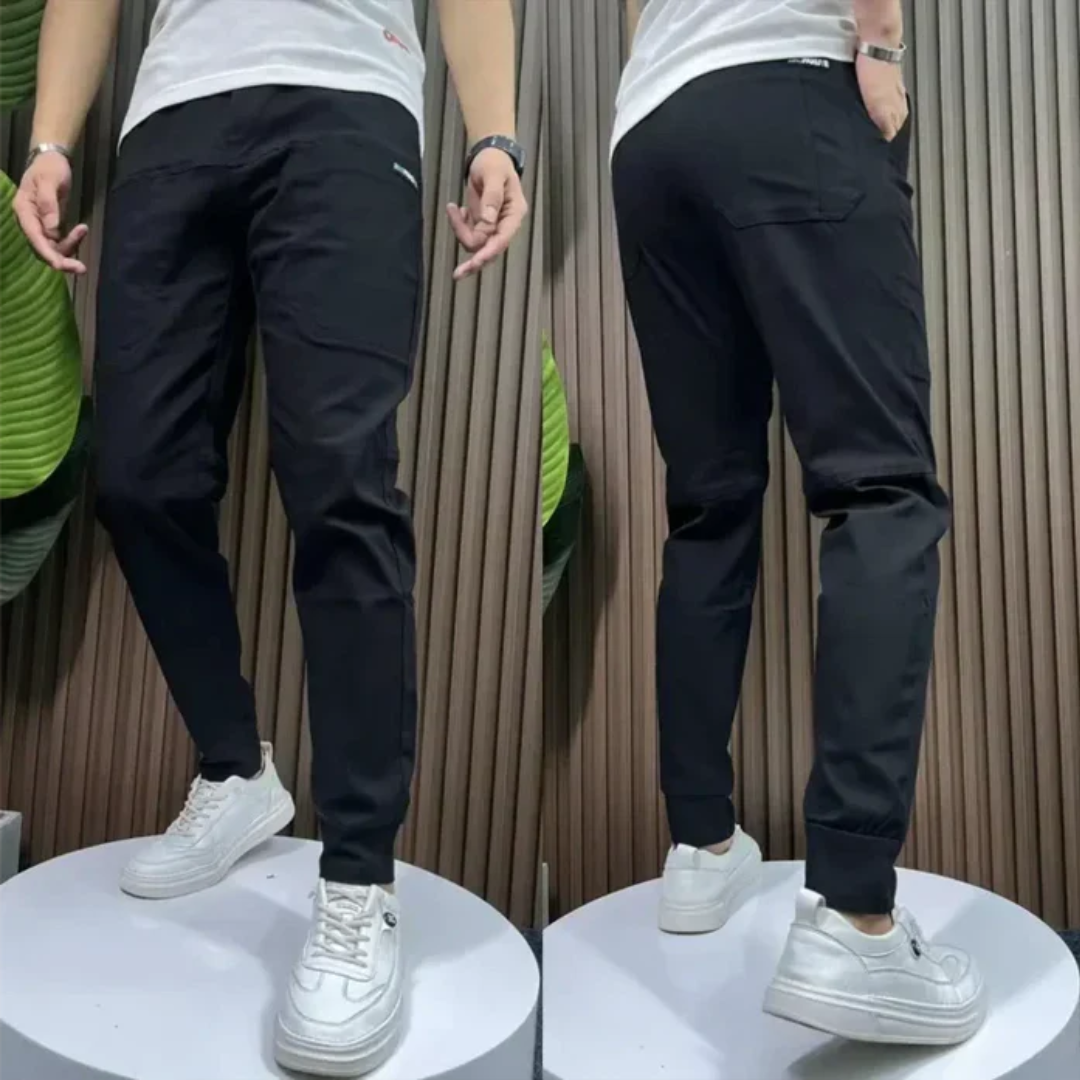 Pantalon cargo homme en tissu premium avec poche invisible