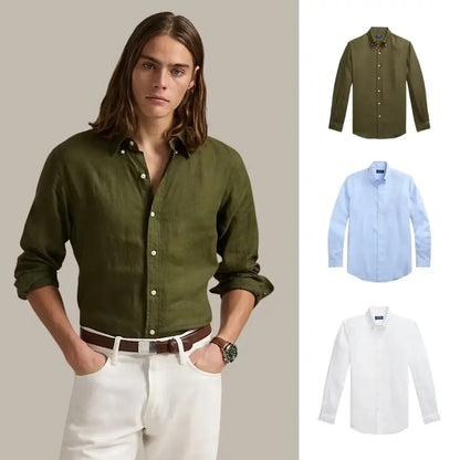 ACHETEZ 1, RECEVEZ 3 — CHEMISE EN LIN CLASSIQUE